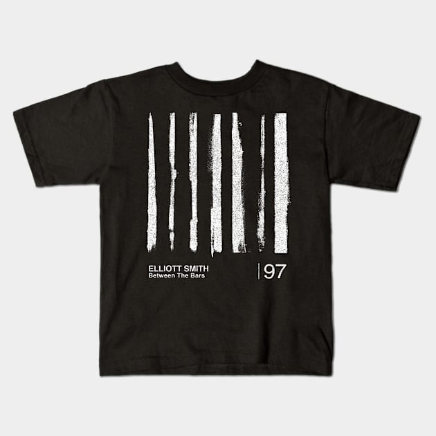 Between The Bars / Minimalist Graphic Artwork Design Kids T-Shirt by saudade